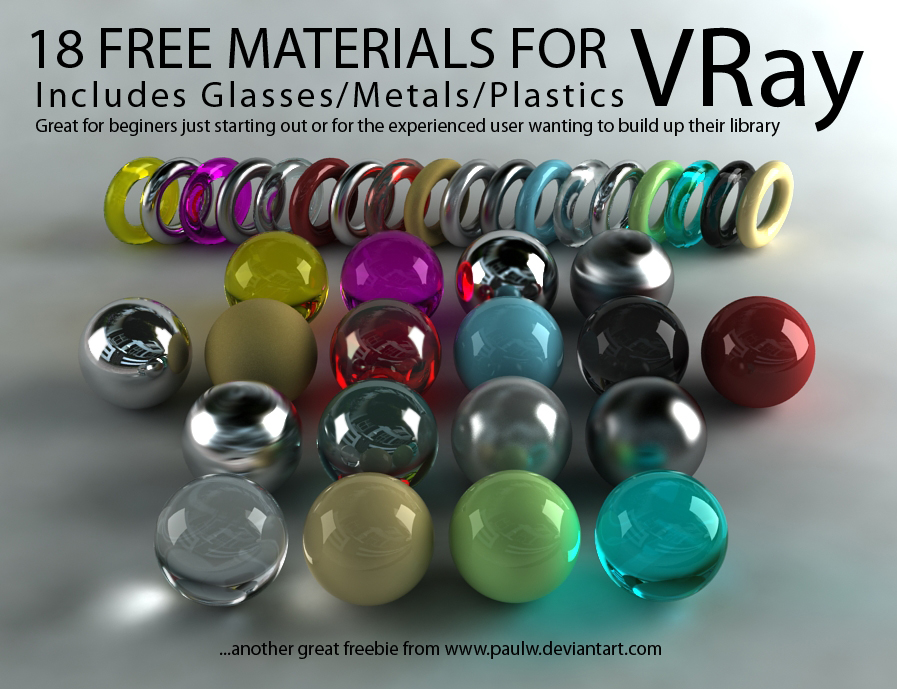 Vray materials free download for max